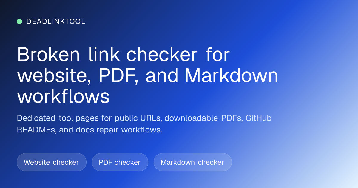 Free Dead Link Checker | Broken Link Checker Online